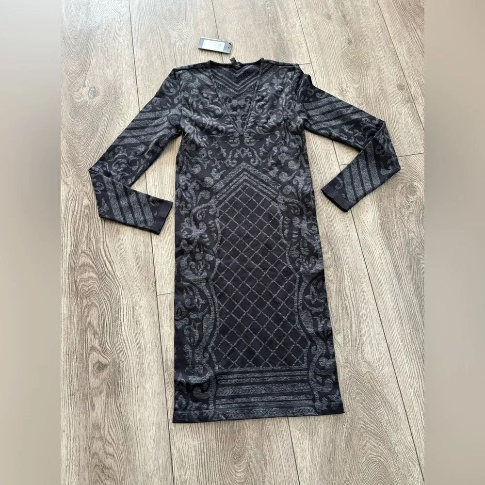 Guess LS Elisa Jacquard seamless dress